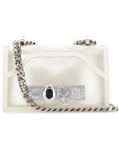 Alexander McQueen Mini Jeweled Satchel Bag - Multicolor