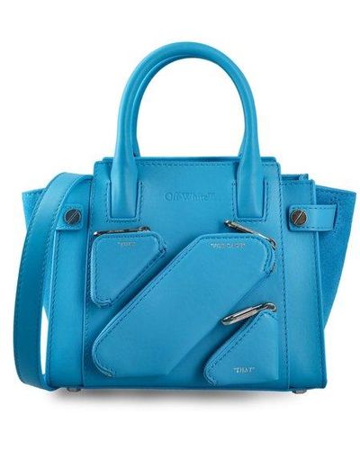 Off-White c/o Virgil Abloh City Small Top Handle Bag - Blue