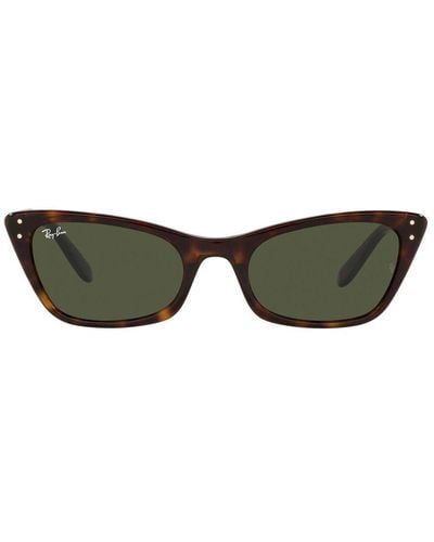 Ray-Ban Lady Burbank Cat-eye Frame Sunglasses - Brown