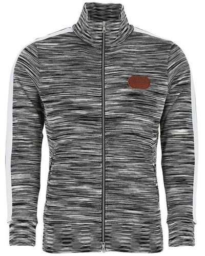 Palm Angels X Missoni Knitted Track Jacket - Grey