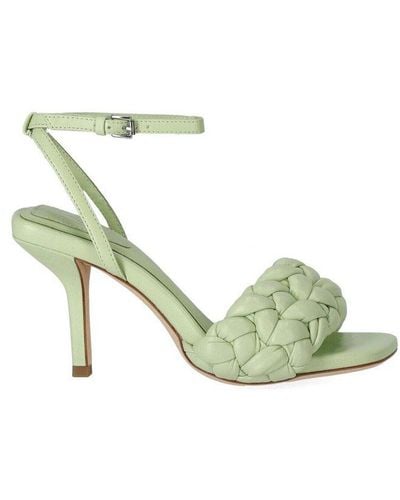 Ash Shilo Ankle-strap Heeled Sandals - Green