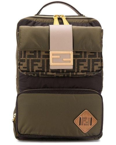 Fendi Multicolour Nylon Backpack