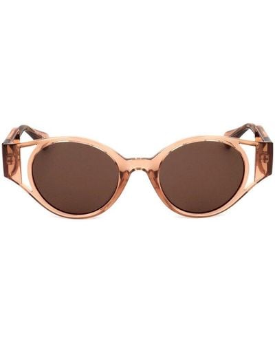 MAX&Co. Round Rrame Sunglasses - Brown