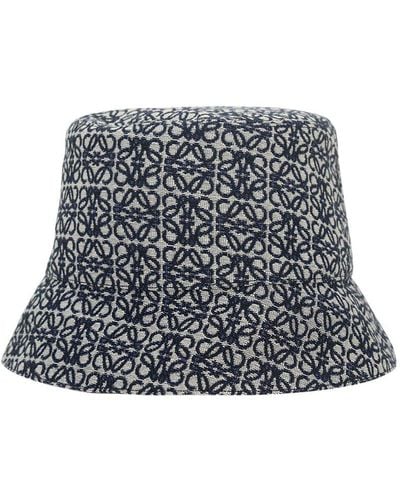 Loewe Anagram Jacquard Reversible Bucket Hat - Multicolour