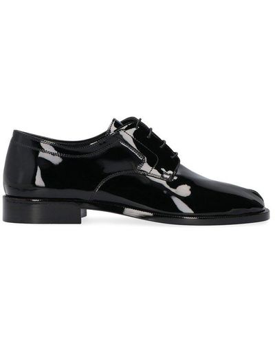 Maison Margiela Tabi Oxford Lace-up Shoes - Black