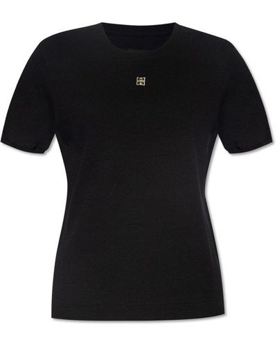 Givenchy T-shirt With Logo, - Black