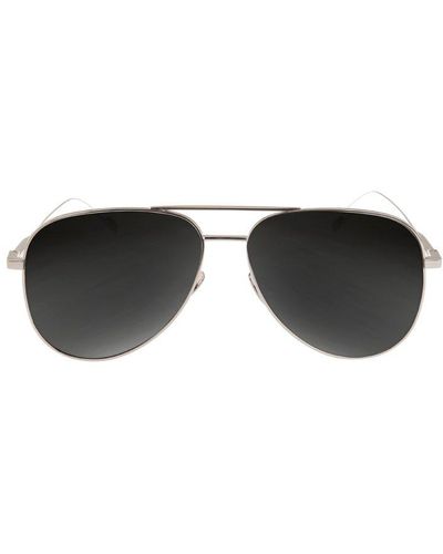 Saint Laurent Aviator Sunglasses - Metallic