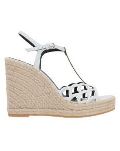 Sergio Rossi Buckle Detailed Open Toe Sandals - Natural