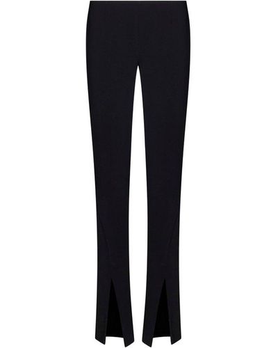DSquared² Strap Detailed Buckled Flared Trousers - Blue