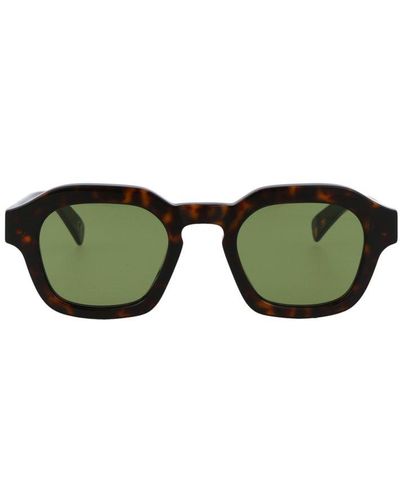 Retrosuperfuture Saluto 3627 Square Frame Sunglasses - Green