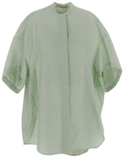Stella McCartney Short-sleeved Tunic Shirt - Green
