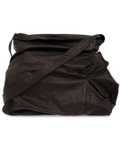 discord Yohji Yamamoto Gathered Detail Shoulder Bag - Black
