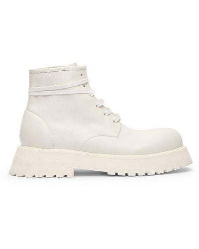 Marsèll Micarro Lace-up Ankle Boots - White