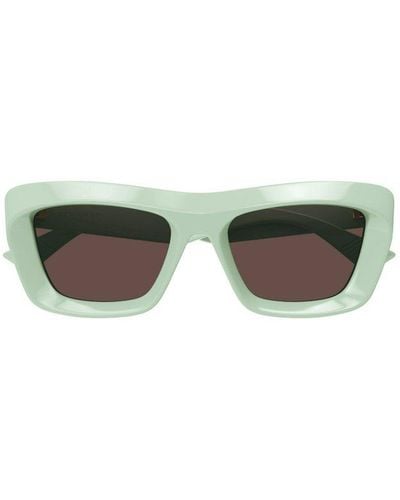 Bottega Veneta Classic Cat Eye Sunglasses - Green
