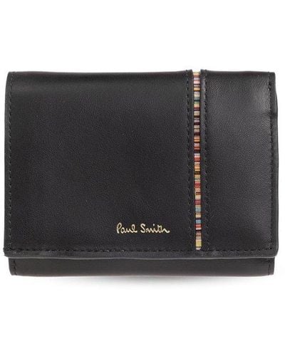 Paul Smith Leather Wallet, - Black