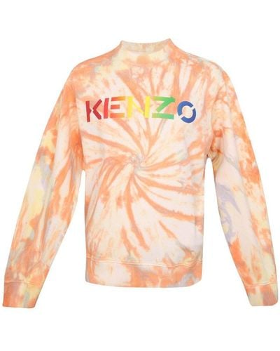 KENZO Tie-dyed Crewneck Sweatshirt - Multicolour