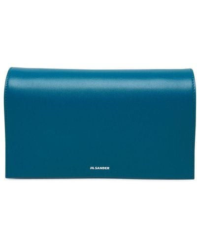 Jil Sander Light Blue Leather All-day Bag