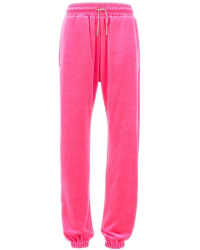 Alexandre Vauthier Jewel-embellished Drawstring Sweatpants - Pink