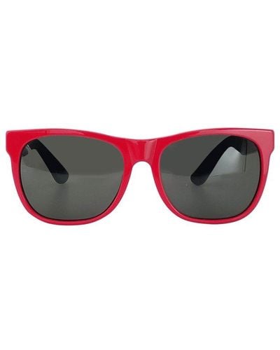 Retrosuperfuture Square Frame Sunglasses - Red