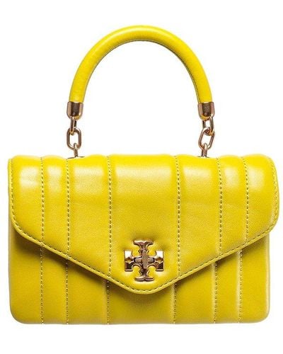 Tory Burch Kira Mini Top Handle Bag - Yellow