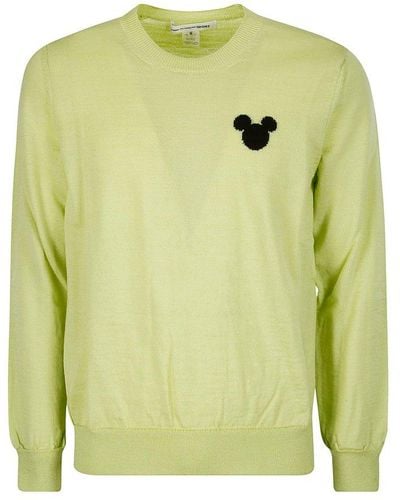 Comme des Garçons Shirt X Disney - Long Sleeve Crew-neck Jumper - Green