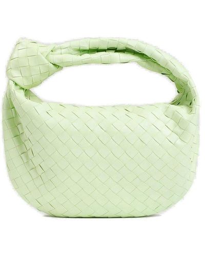 Bottega Veneta Teen Jodie Knot-detailed Tote Bag - Green