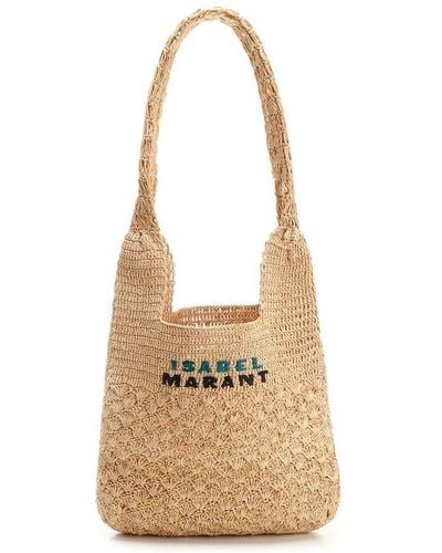 Isabel Marant Praia Small Shopper Bag - Metallic