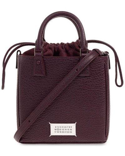 Maison Margiela 5ac Vertical Top Handle Bag - Purple