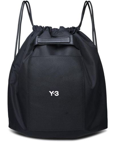 Y-3 Logo Gym Bag - Black