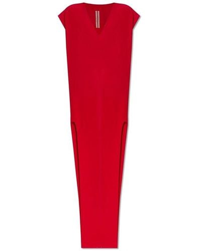Rick Owens 'arrowhead' Dress, - Red