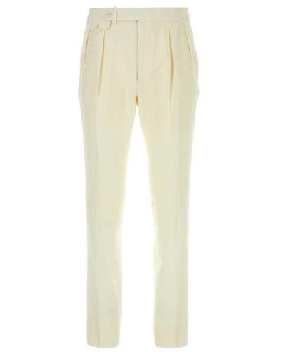 Polo Ralph Lauren Pleated Trousers - Natural