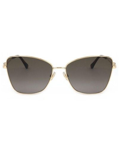 Jimmy Choo Butterfly Frame Sunglasses - Black