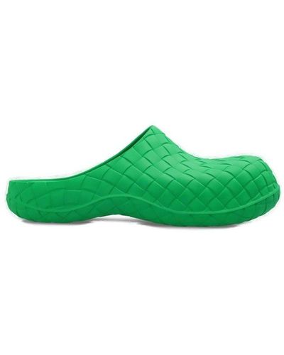 Bottega Veneta Intrecciato Slip-on Sandals - Green