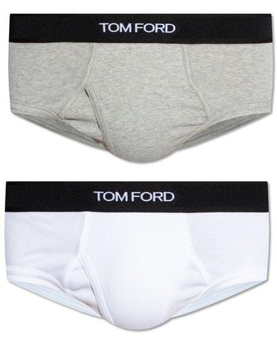 Tom Ford Briefs Two-pack, - Gray