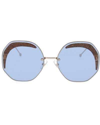 FENDI: acetate sunglasses - Pink  Fendi sunglasses FE40009I online at