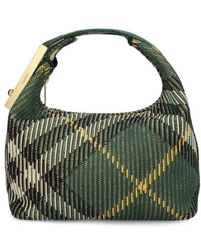 Burberry Medium Peg Shoulder Bag - Green