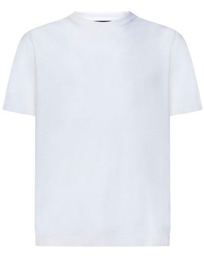 Herno Crewneck Short-sleeved T-shirt - White