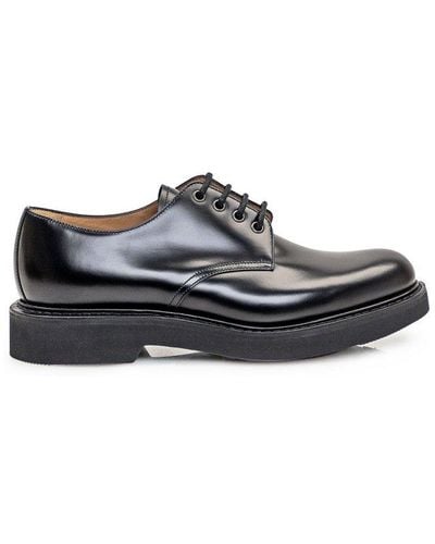 Church's Haverhill Polished Finish Derby Shoes - Black