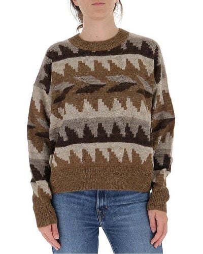 Isabel Marant Gatsy Knit Sweater - Brown