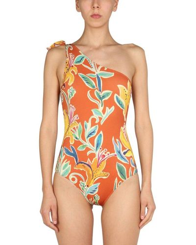 La DoubleJ Esther pineapple-print swimsuit - Yellow