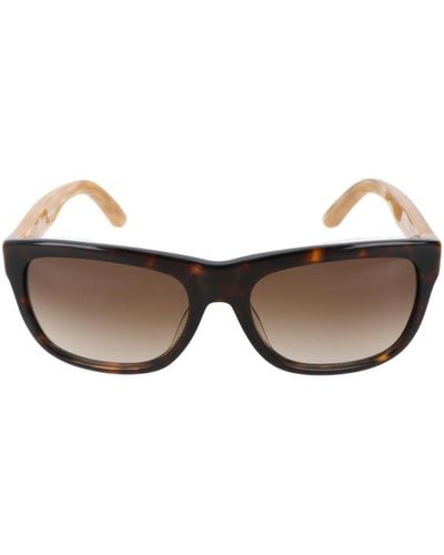 Ferragamo Rectangular Frame Sunglasses - Brown