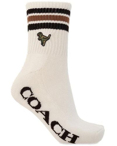 COACH Sport Quarter Crew Socks - Multicolour