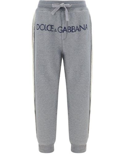Dolce & Gabbana Pantaloni Della Tuta - Grey