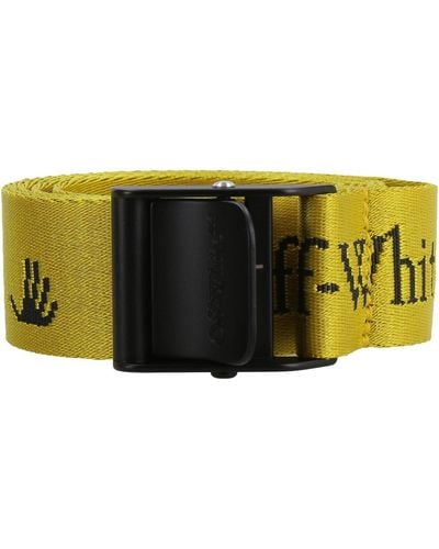 Off-White c/o Virgil Abloh Jacquard Industrial Buckle Belt - Yellow