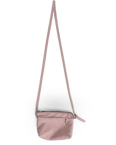 Rick Owens D-loop Detailed Zipped Shoulder Bag - Pink