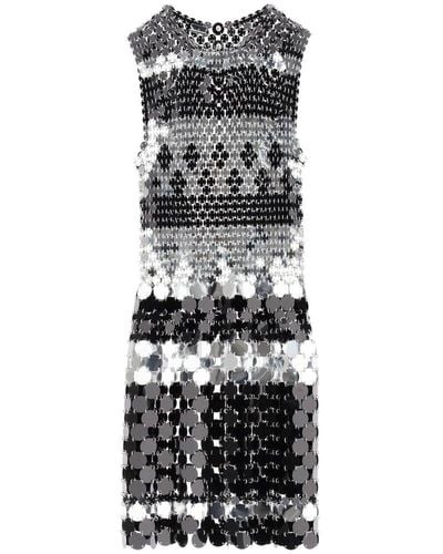 Rabanne Sequin-embellished Mini Dress - Black