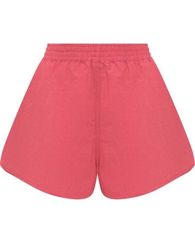 JW Anderson Logo Detailed Oversized Shorts - Pink