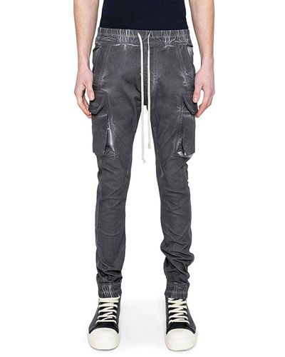 Rick Owens Drawstring Trousers - Blue