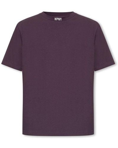 Heron Preston Printed T-shirt, - Purple
