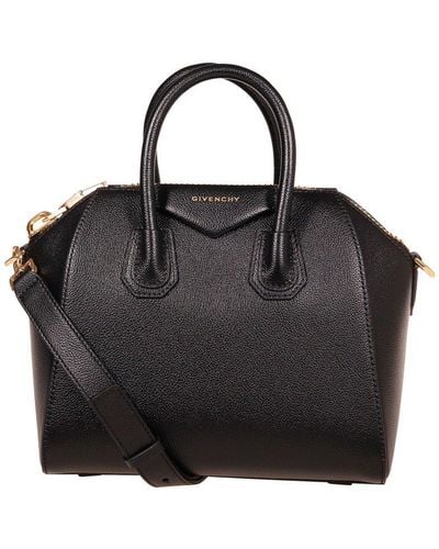 Givenchy Antigona Zip-up Top Handle Bag - Black
